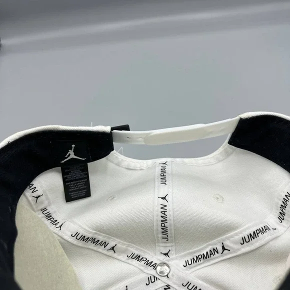 Air‎ Jordan Hat Men White Embroidered Logo Jumpman Snap Back Cap